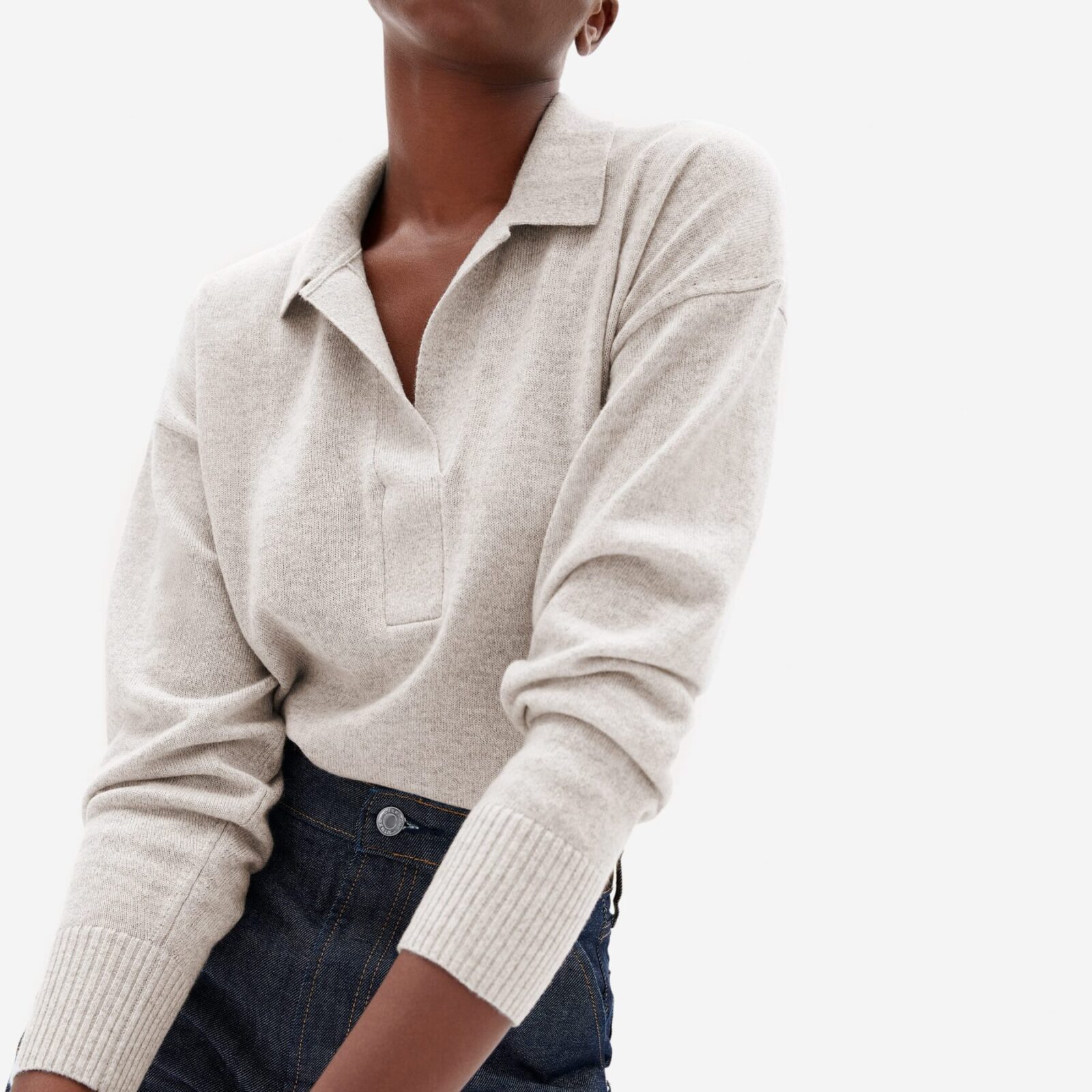 Gray Chunky Cardigan